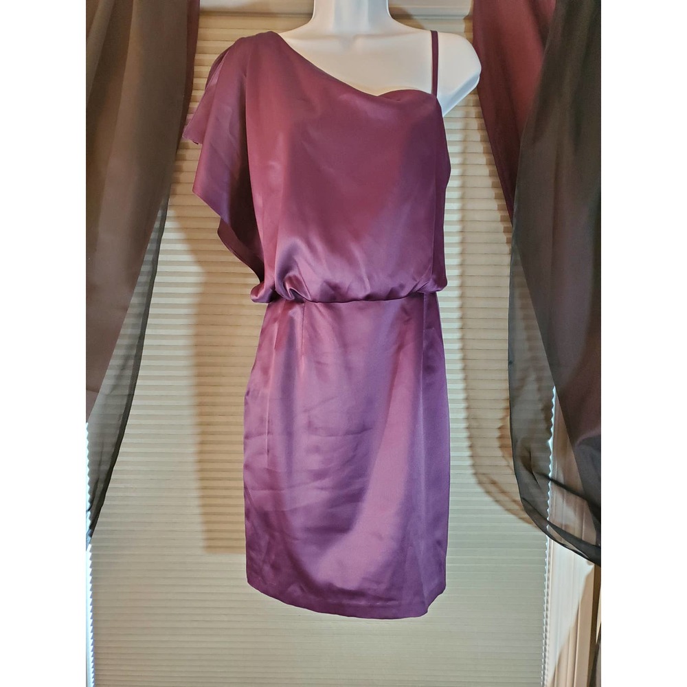 NWT Jessica Simpson Size 10 Purple Off Shoulder Cocktail Dress